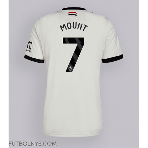 Camiseta Manchester United Mason Mount #7 Tercera Equipación 2024-25 manga corta